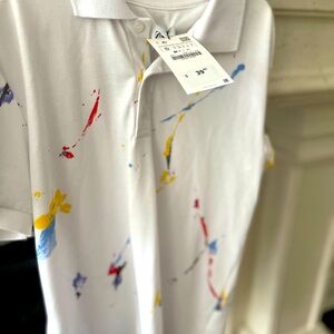 Mens Zara colourful golf shirt